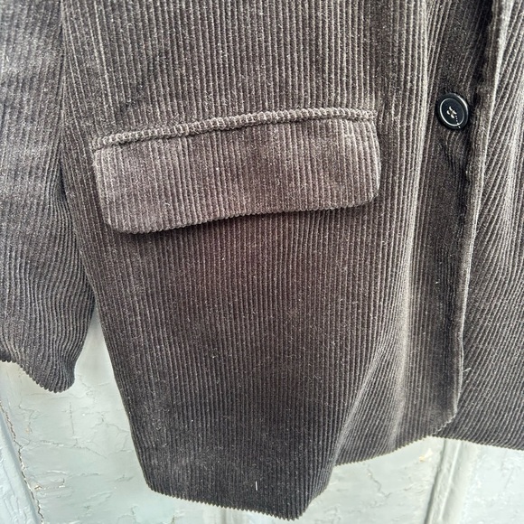 Emerson Fry Black Dylan Cord Jacket, Size Large - Picture 8 of 15